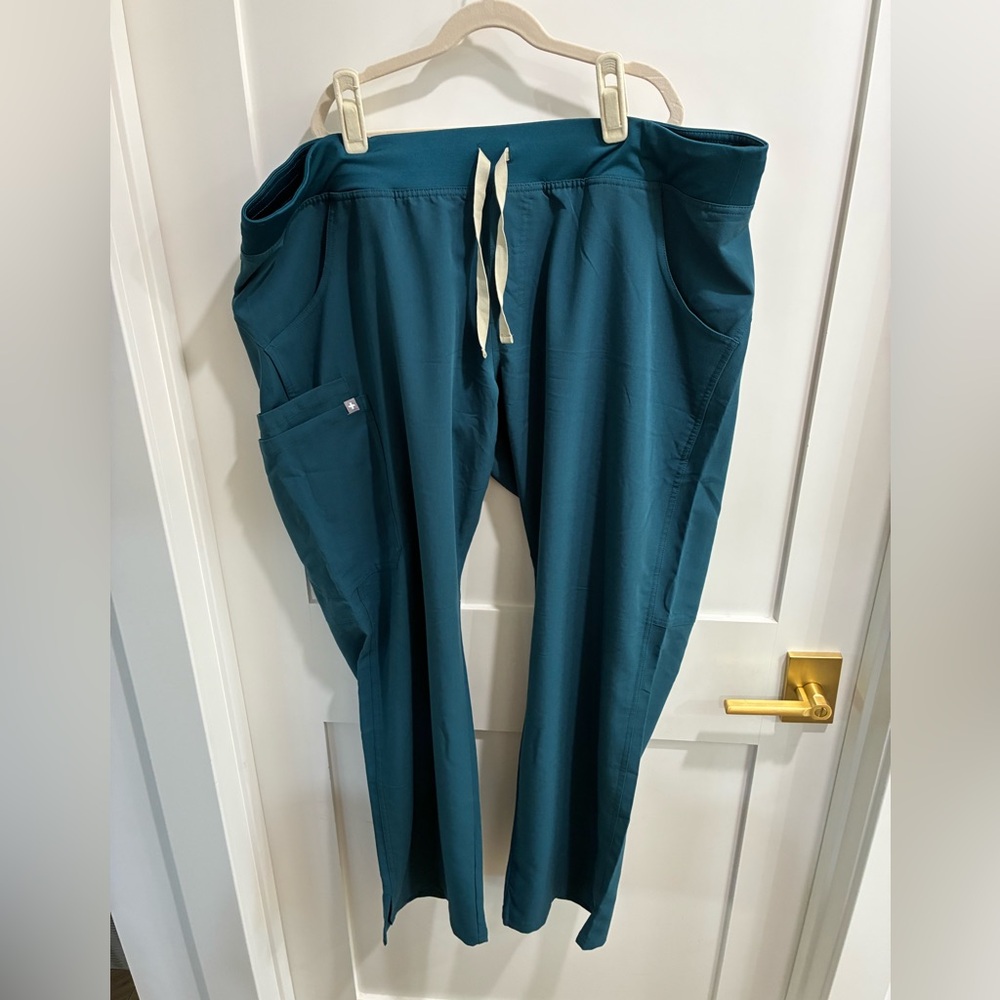 Figs Women's Teal Joggers with Drawstring 2XL Plus size